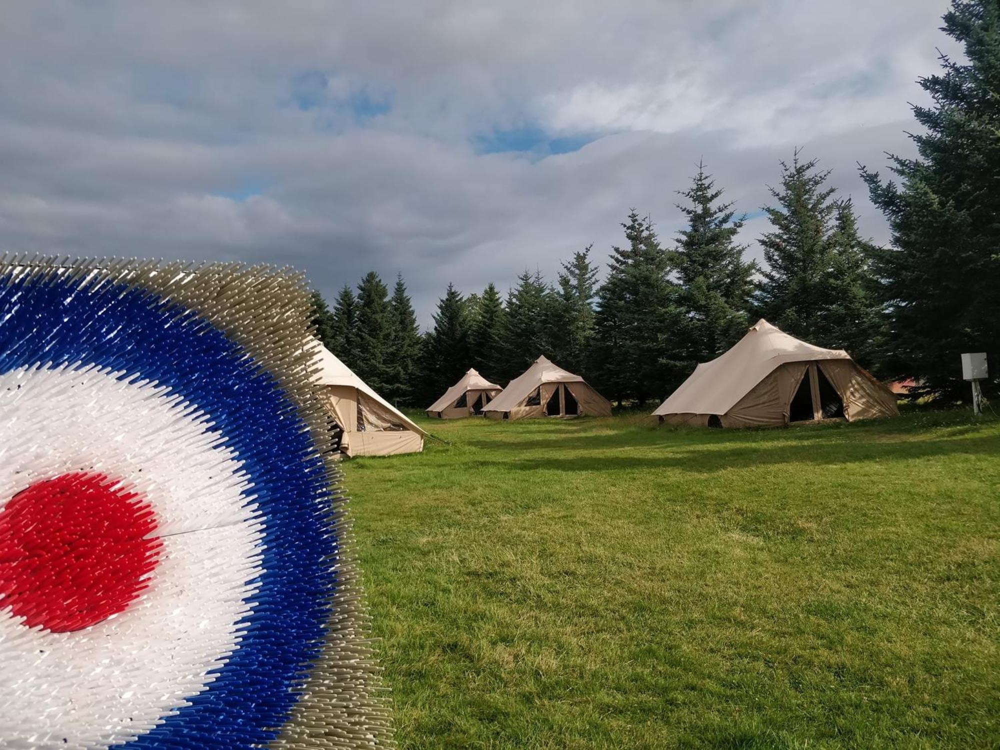 Godaland Glamping 霍尔斯沃德吕尔 外观 照片